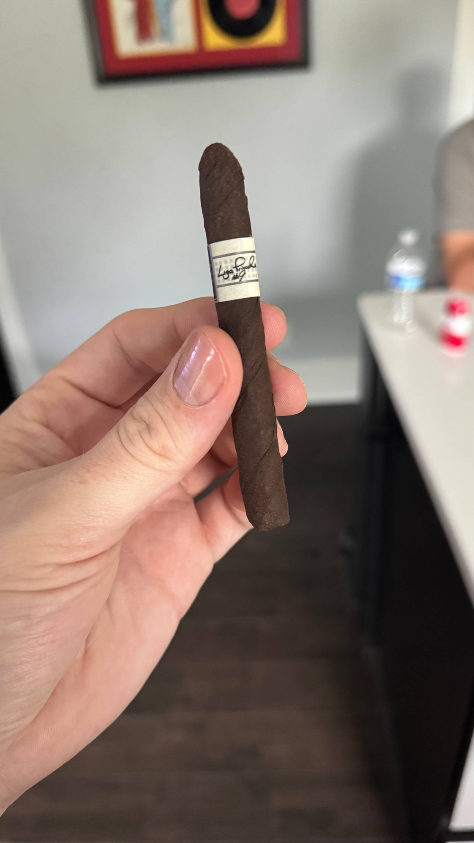 Photo 1 of 1 for Drew Estate Liga Privada No. 9 Coronets 4" * 32, reviewed on May 27, 2025 and given a rating of 6.6.