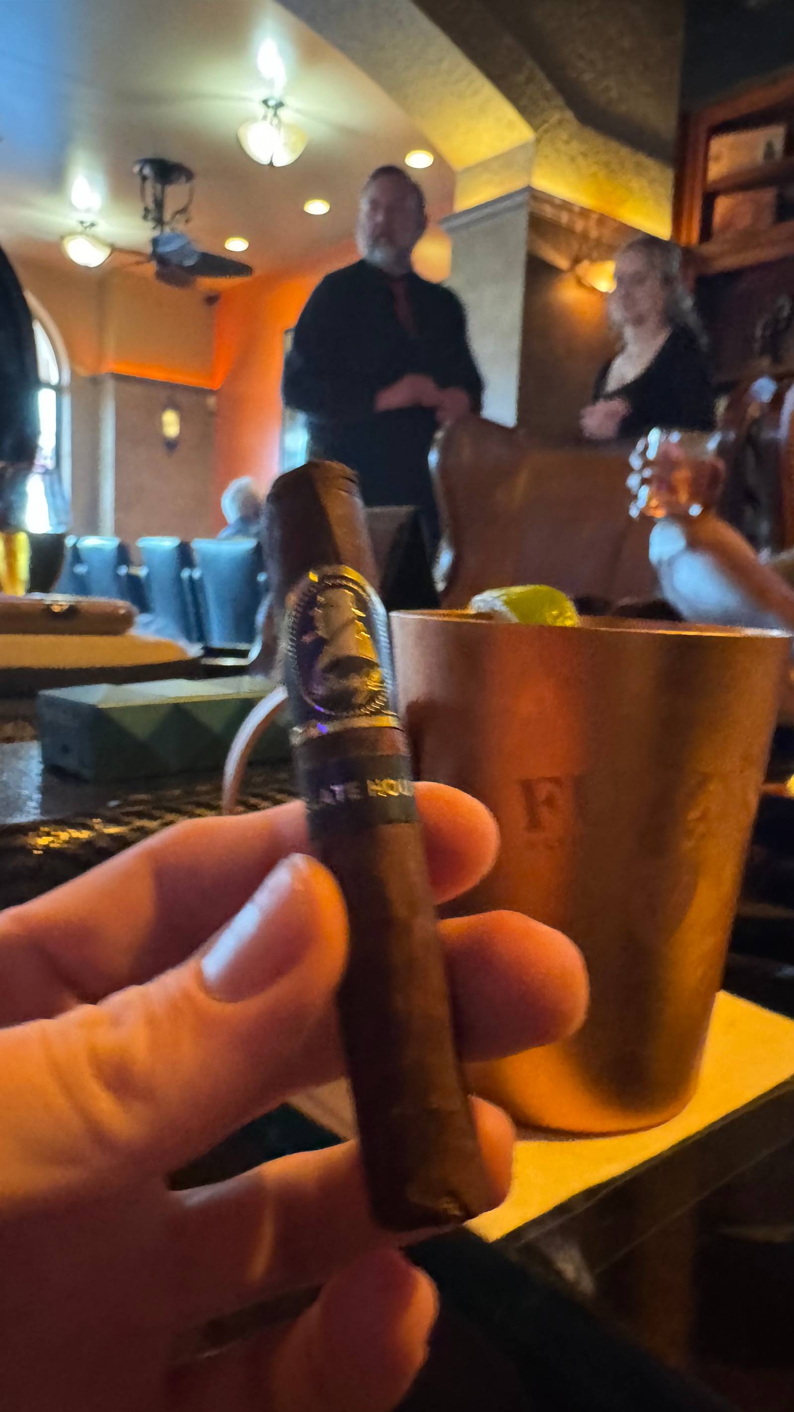 Photo 1 of 1 for Davidoff Winston Churchill The Late Hour Petite Panetela 4" * 38, reviewed on Sep 20, 2024 and given a rating of 6.7.