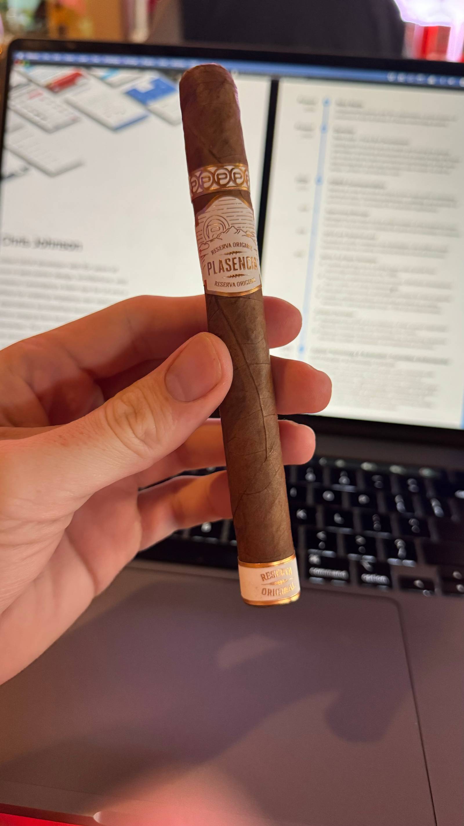 Photo 1 of 1 for Plasencia Reserva Original Corona 6.25" * 44, reviewed on Oct 1, 2024 and given a rating of 6.7.