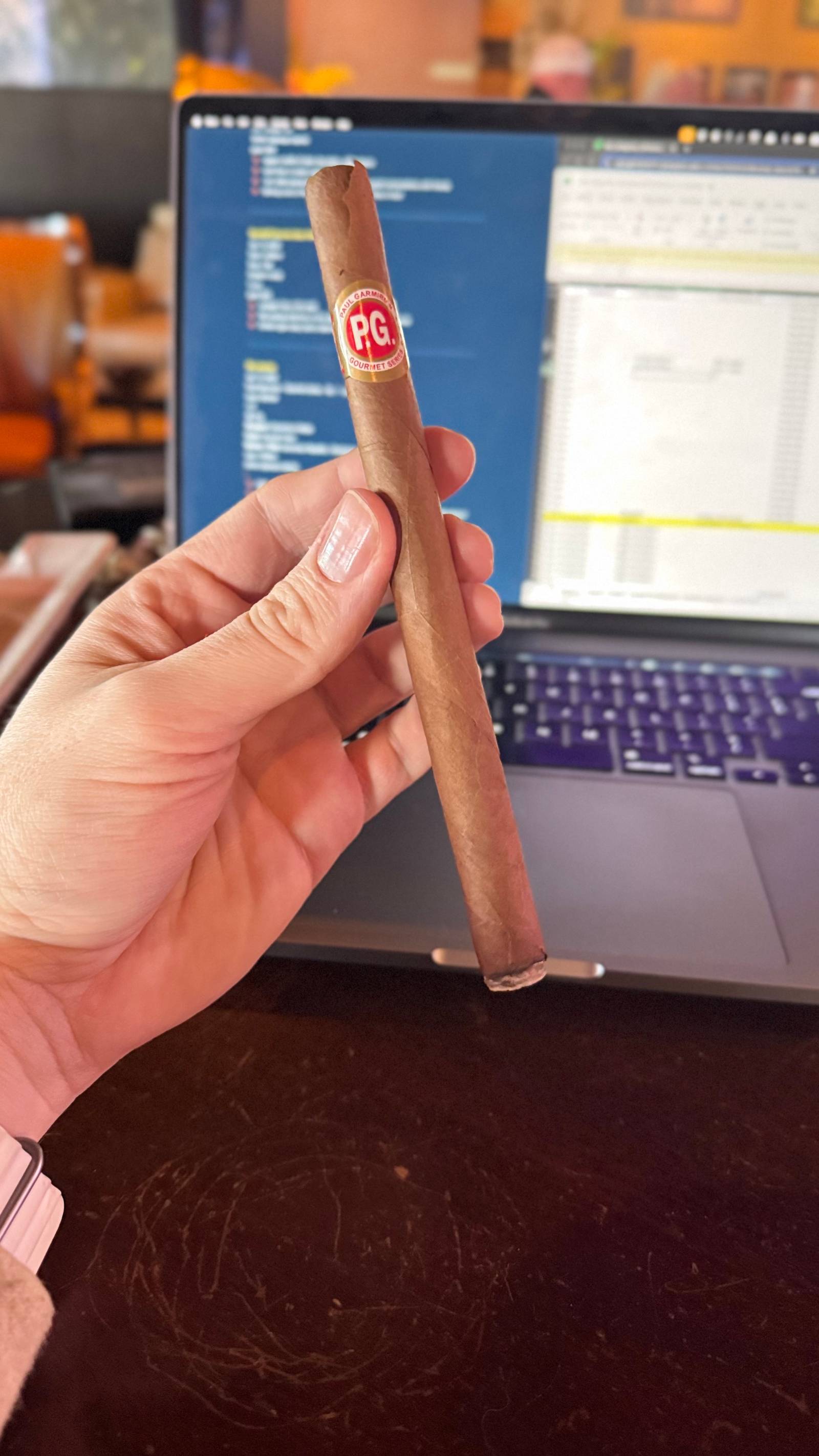 Photo 1 of 2 for Paul Garmirian Gourmet Series No. 1 Lancero 7.5" * 38, reviewed on Jan 13, 2025 and given a rating of 6.8.