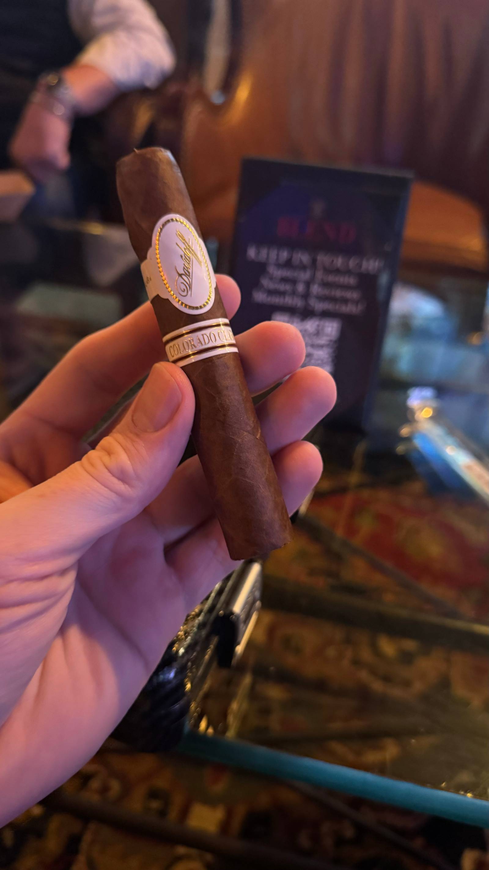 Photo 1 of 1 for Davidoff Aniversario Colorado Claro Special R 4.875" * 50, reviewed on Sep 30, 2024 and given a rating of 7.1.