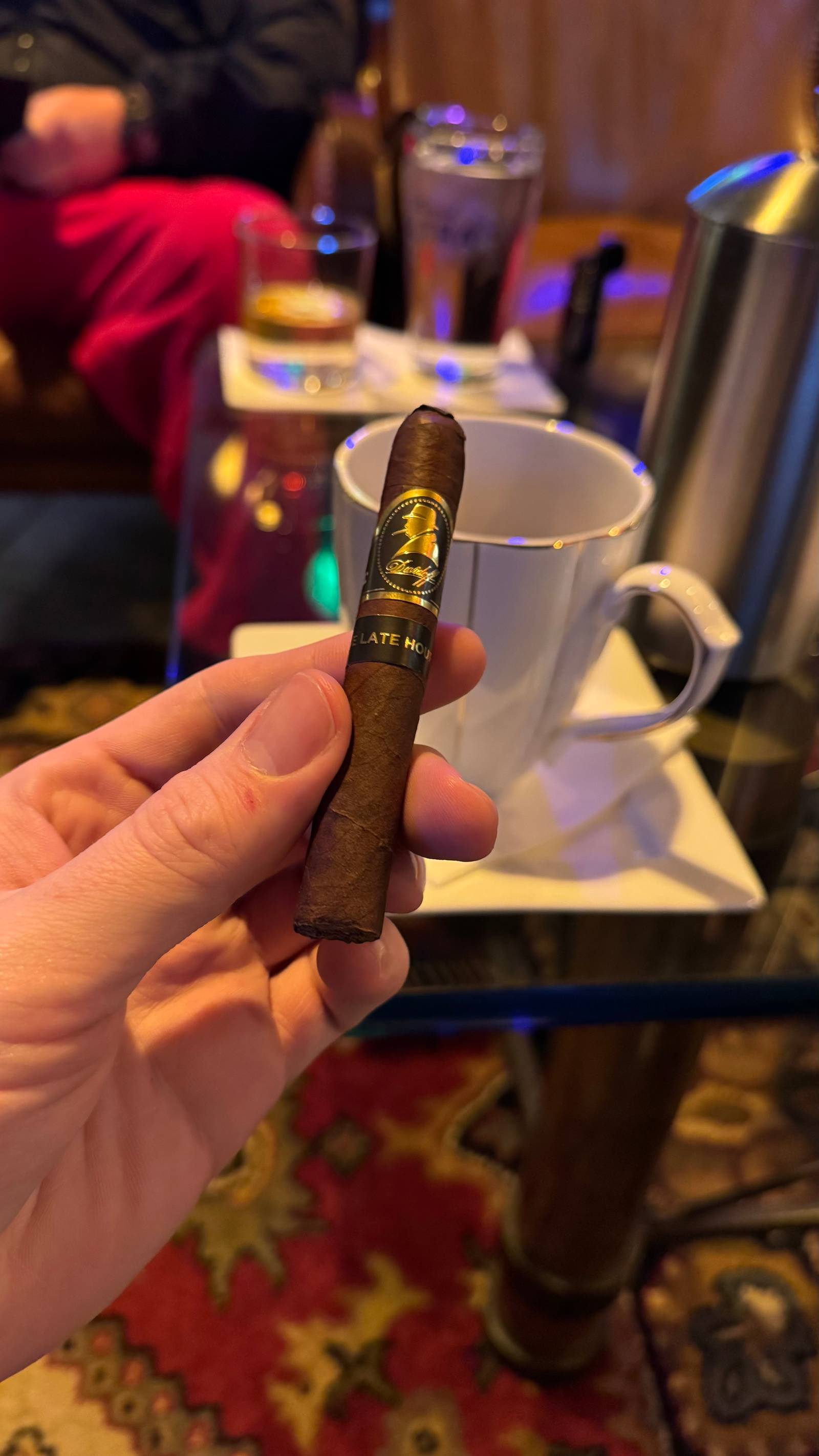 Photo 1 of 2 for Davidoff Winston Churchill The Late Hour Petite Panetela 4" * 38, reviewed on Dec 15, 2024 and given a rating of 7.1.