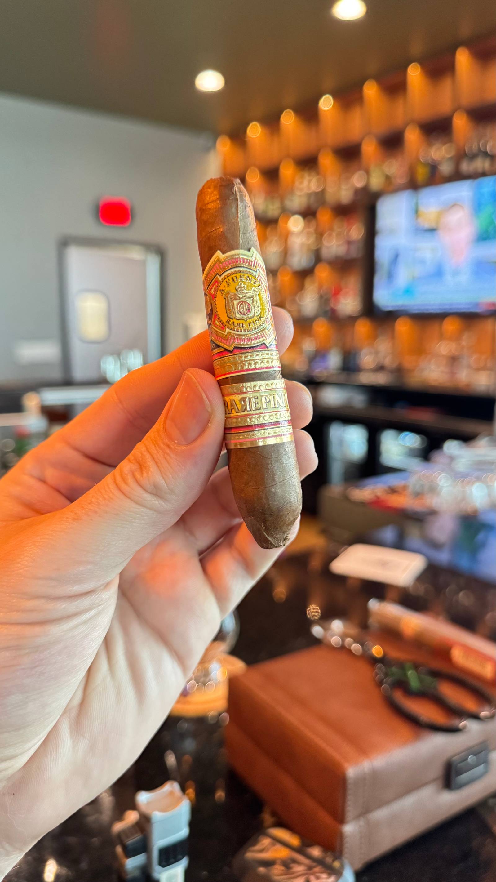 Photo 1 of 2 for Arturo Fuente Vintage 1960s Series Rare Pink Short Story 4" * 49, reviewed on Jun 17, 2025 and given a rating of 7.3.
