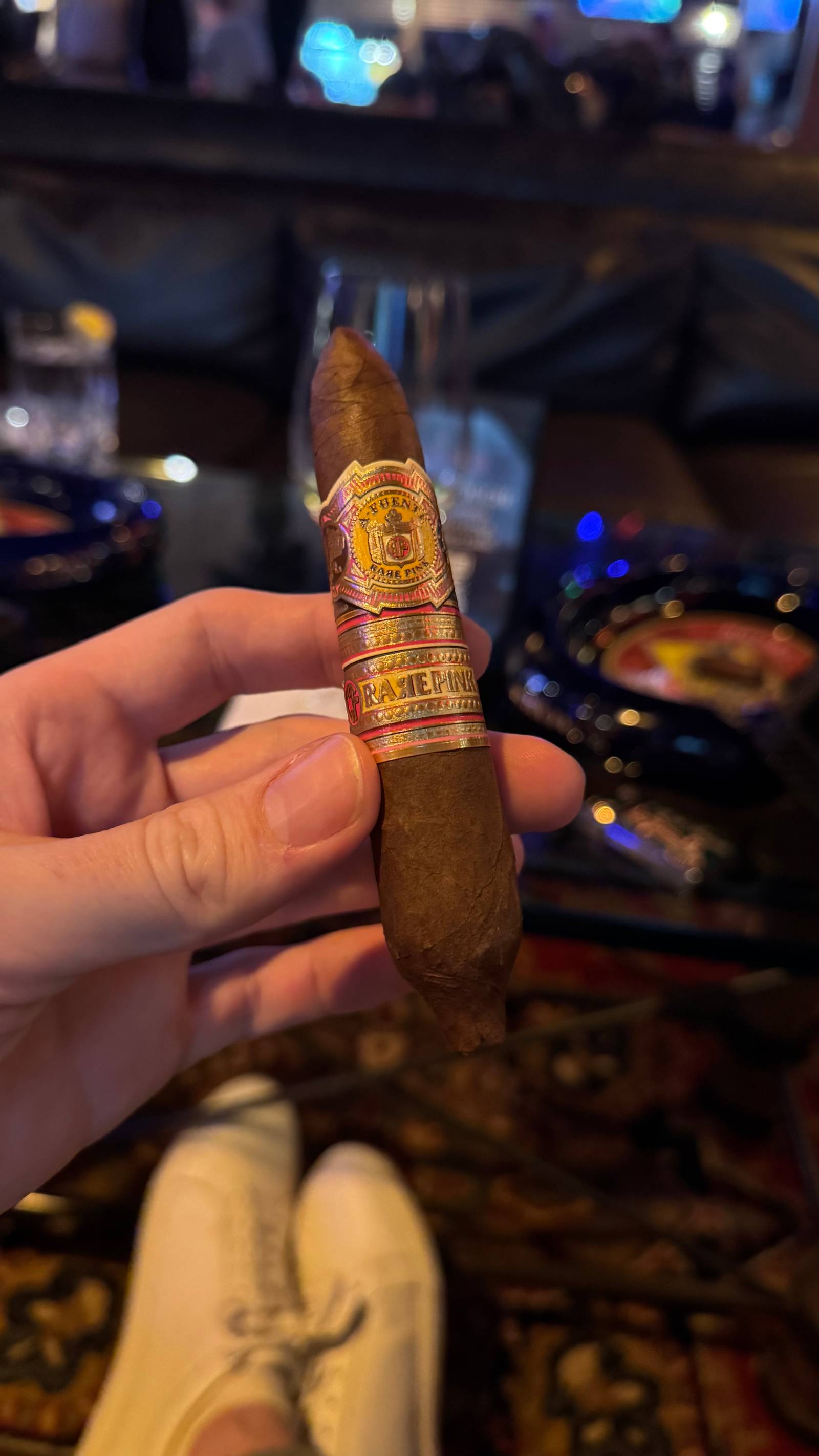 Photo 1 of 1 for Arturo Fuente Rare Pink Vintage 1960s Series Work of Art 4" * 49, reviewed on Oct 29, 2024 and given a rating of 7.4.