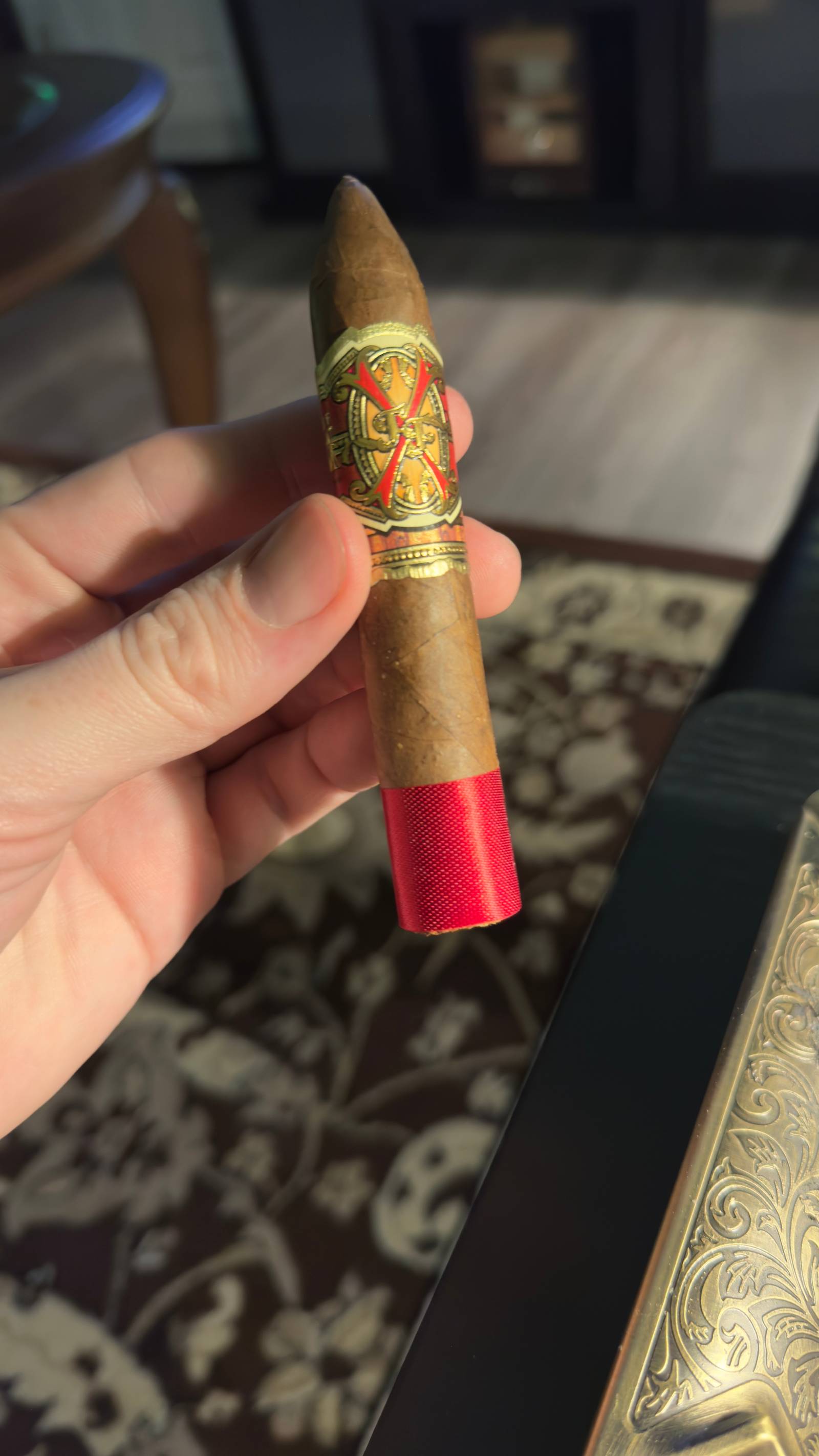 Photo 1 of 1 for Arturo Fuente Fuente Fuente OpusX Belicoso XXX 4.625" * 49, reviewed on Mar 16, 2025 and given a rating of 7.4.