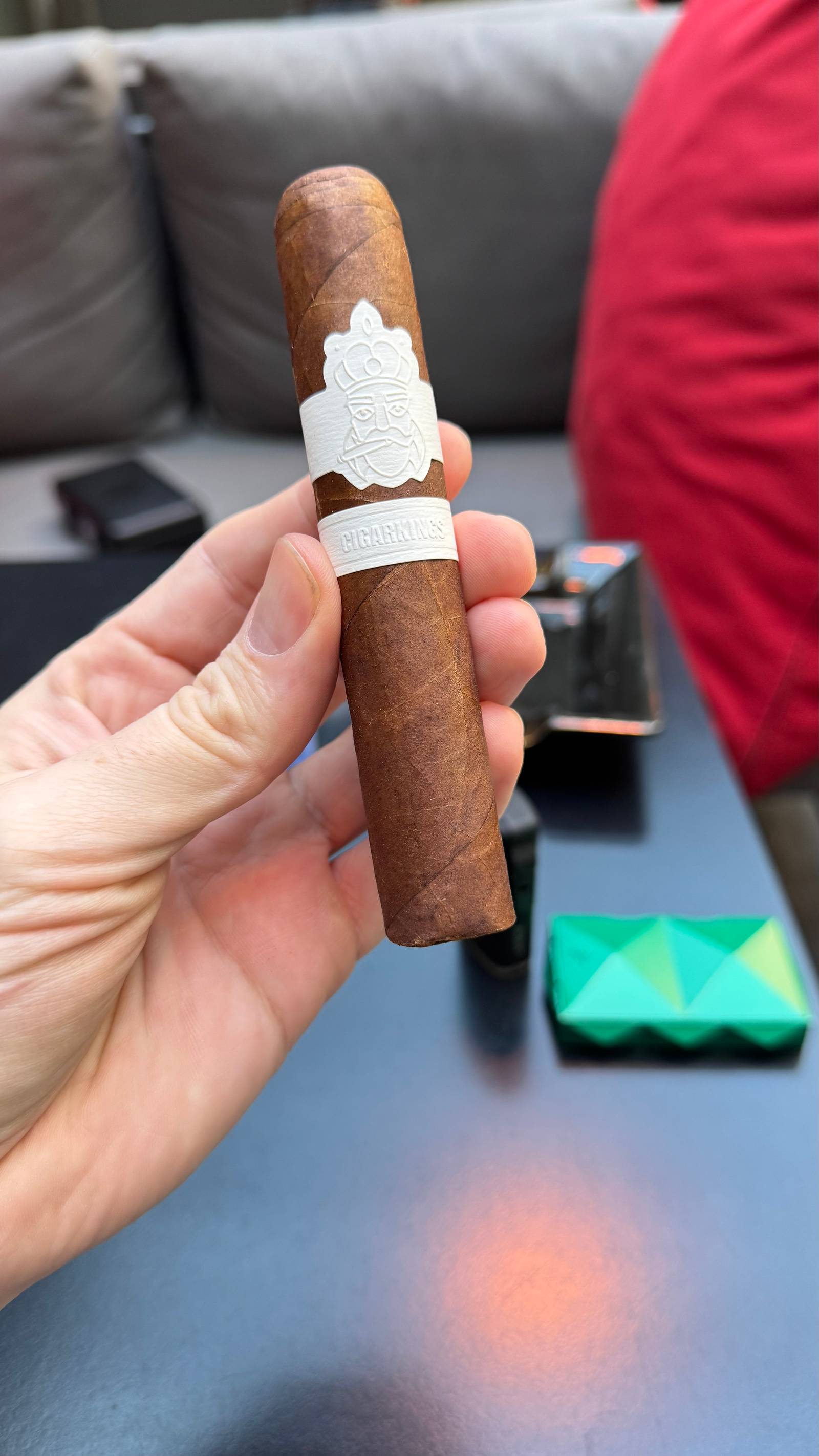 Photo 1 of 2 for CigarKings Wide White Robusto Maduro 5" * 55, reviewed on Apr 25, 2025 and given a rating of 7.4.