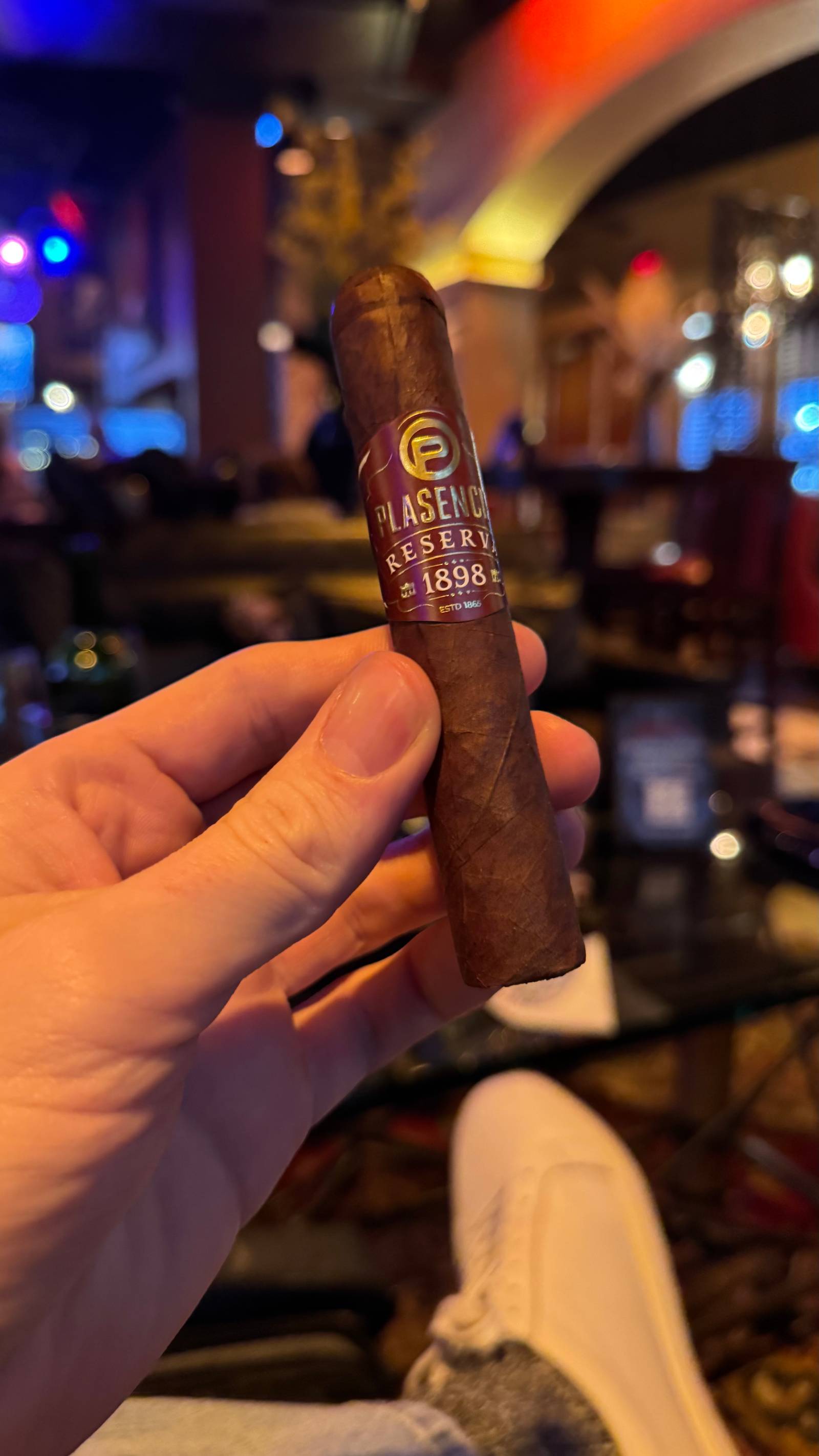 Photo 1 of 3 for Plasencia Reserva 1898 Robusto 5" * 50, reviewed on Dec 12, 2024 and given a rating of 7.5. Best word to describe this particular review is "Savory".