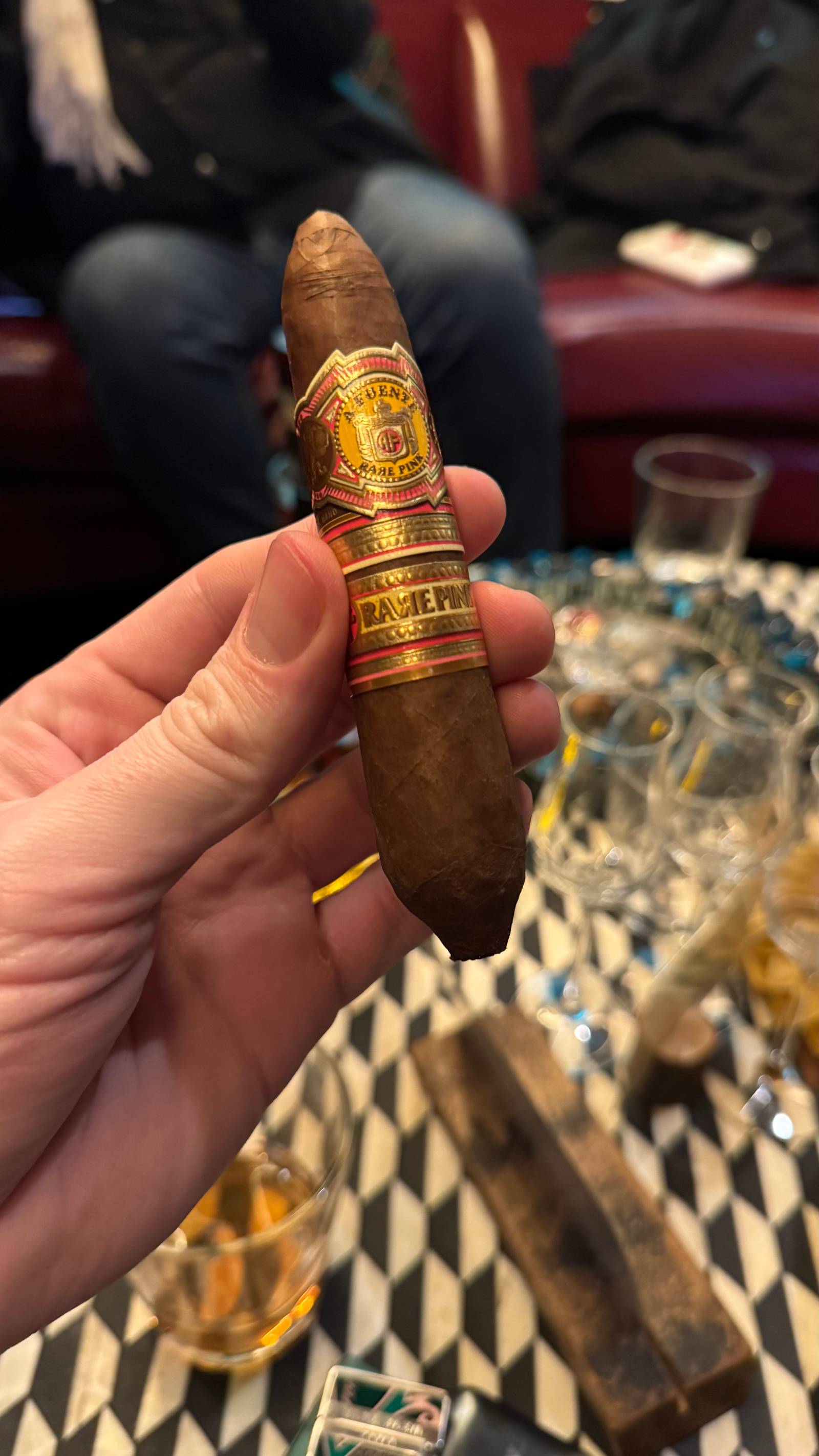 Photo 1 of 1 for Arturo Fuente Rare Pink Vintage 1960s Series Queen of Hearts 4.125" * 60, reviewed on Feb 8, 2025 and given a rating of 7.5.