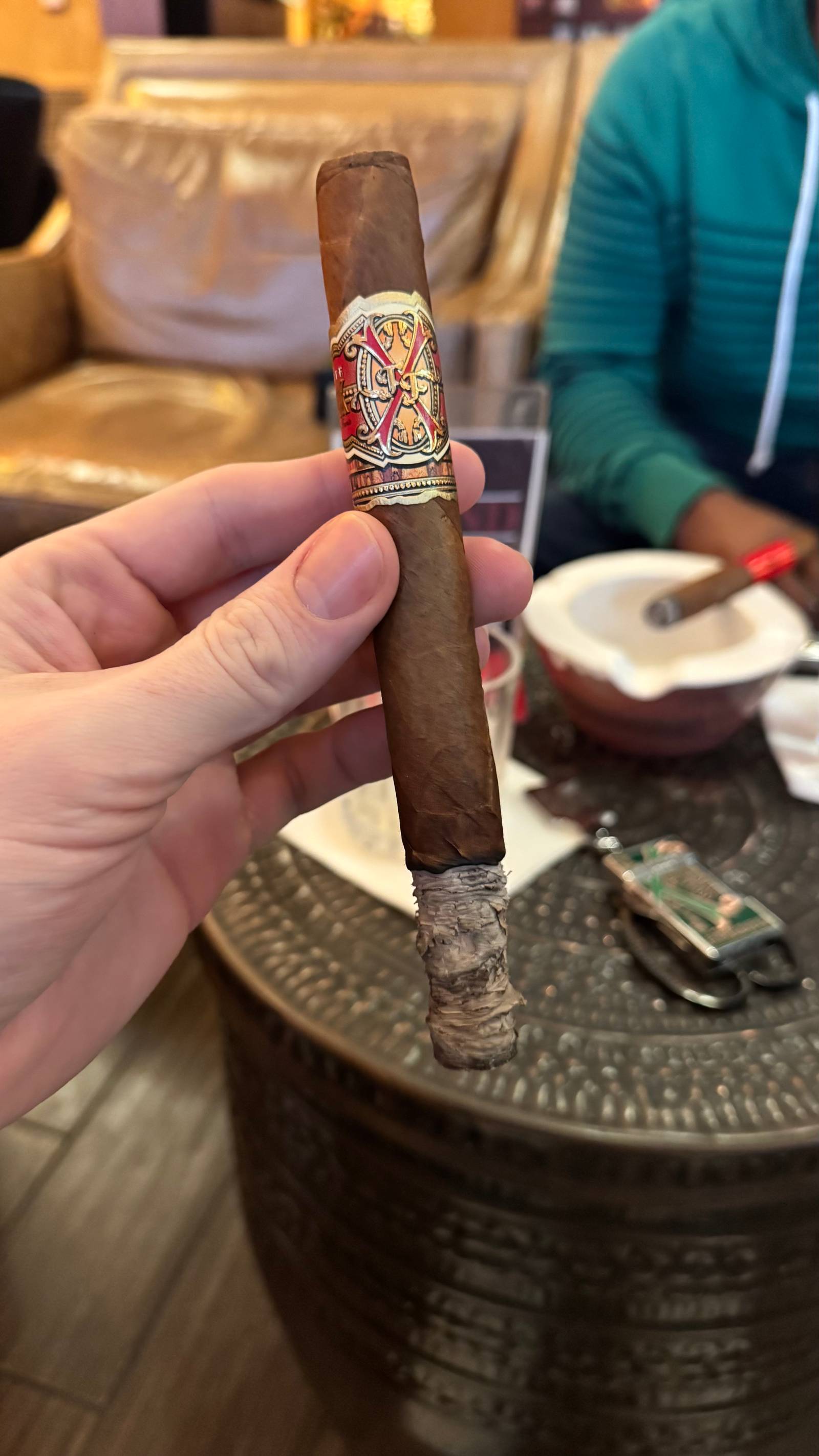 Photo 2 of 4 for Arturo Fuente Fuente Fuente OpusX Double Corona 7.625" * 49, reviewed on Feb 15, 2025 and given a rating of 7.5.