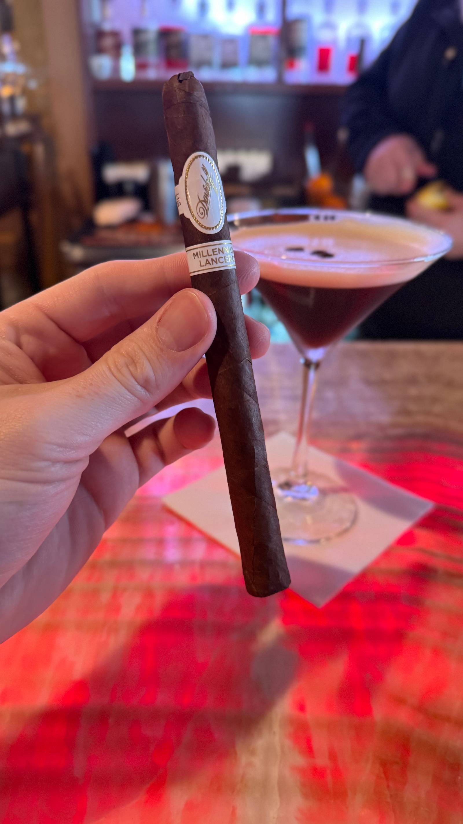 Photo 1 of 3 for Davidoff Millennium Lancero 7" * 40, reviewed on Mar 28, 2025 and given a rating of 7.5.