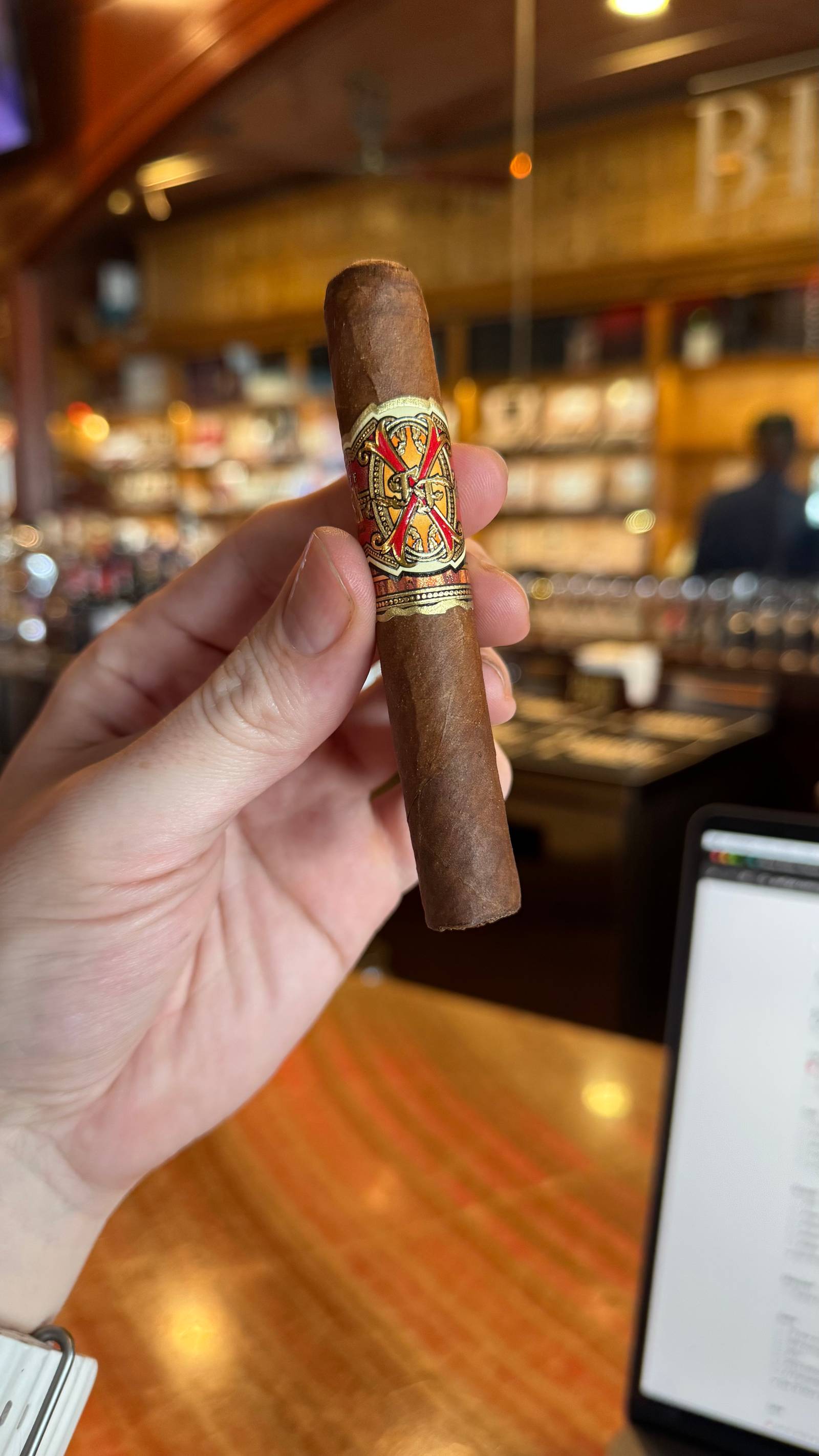 Photo 1 of 2 for Arturo Fuente Fuente Fuente Opus X Pussy Cat 4.25" * 42, reviewed on Jun 16, 2025 and given a rating of 7.5.