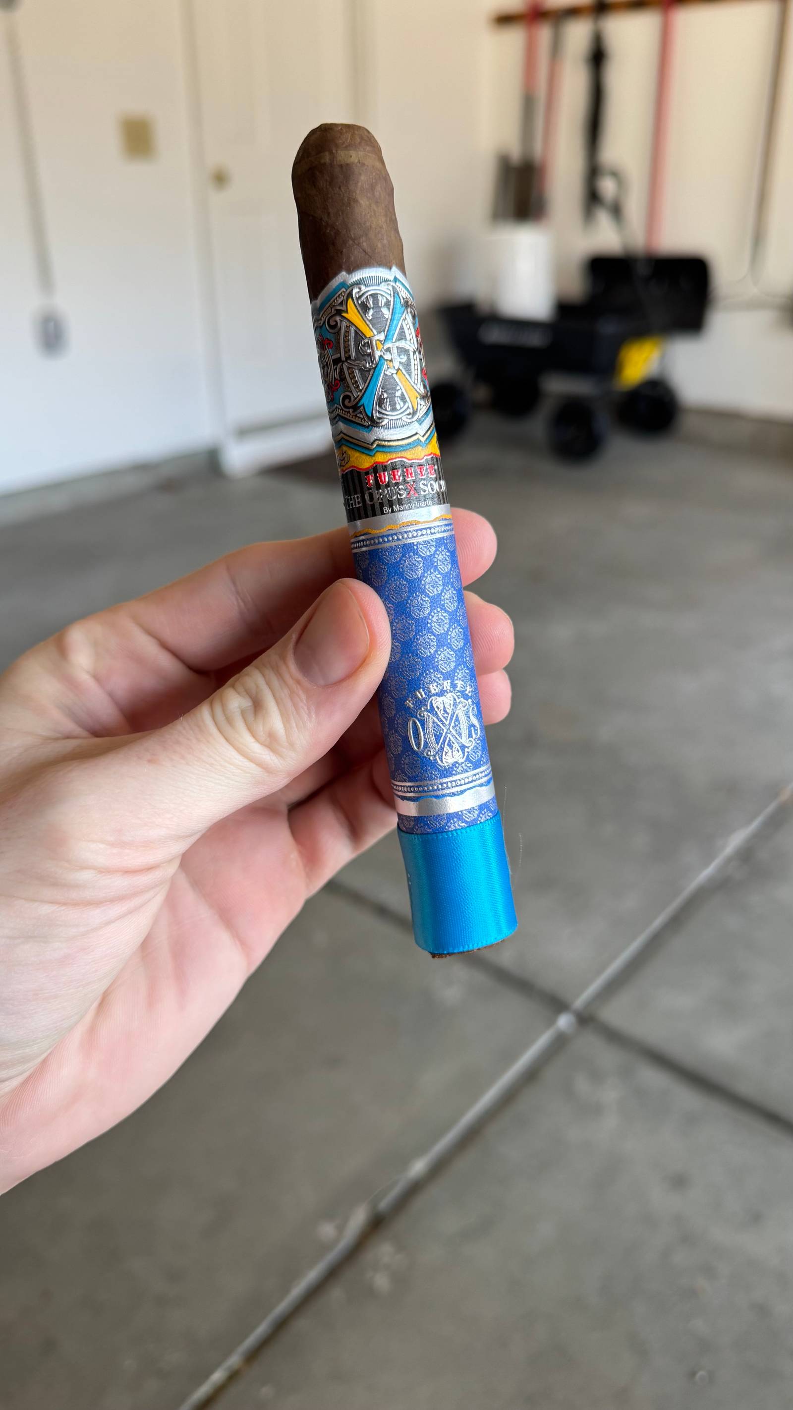 Photo 1 of 2 for Arturo Fuente Fuente Fuente OpusX Society Corona Grande 6.25" * 49, reviewed on Mar 11, 2025 and given a rating of 7.6.