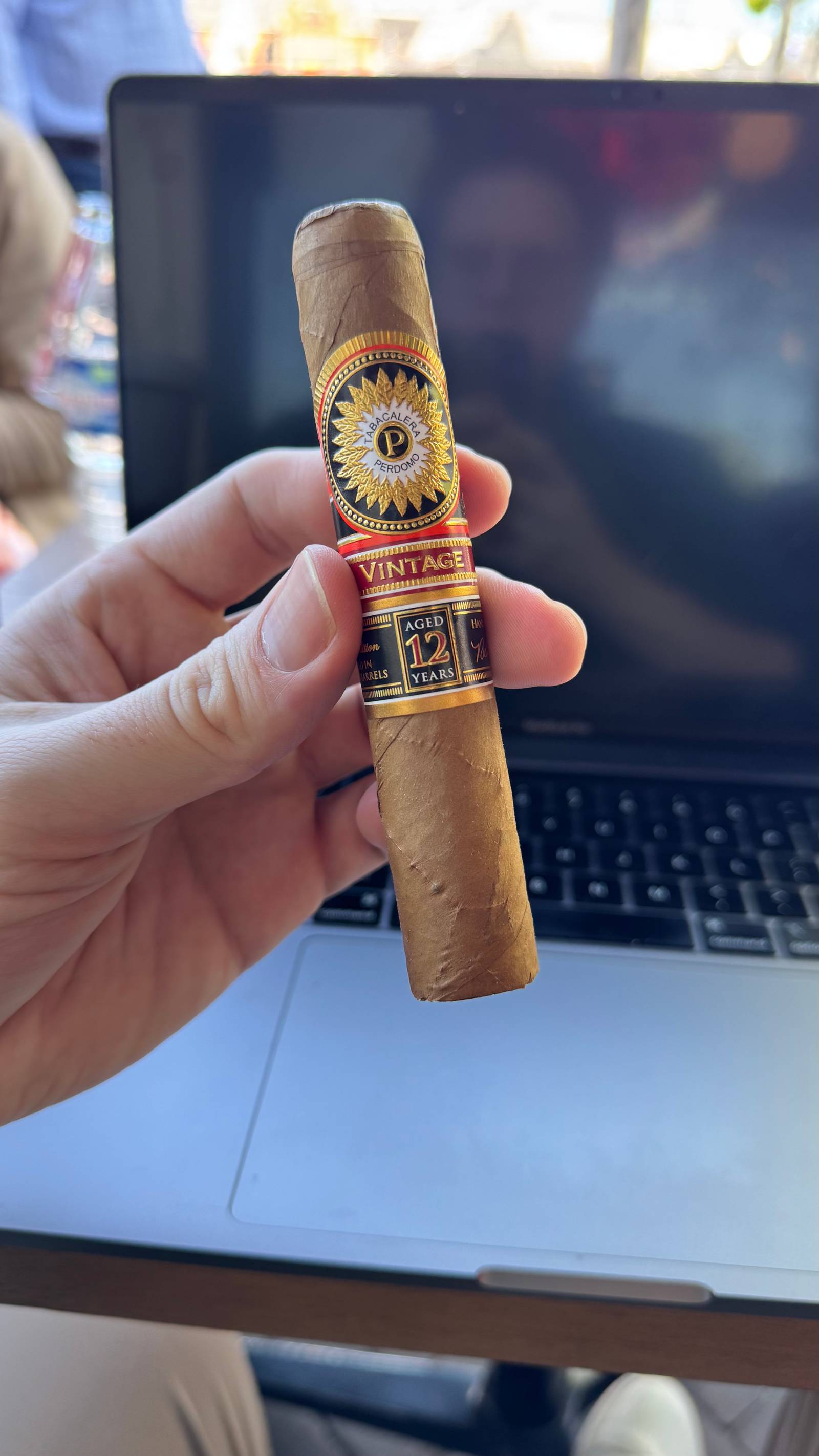 Photo 1 of 4 for Perdomo Double Aged 12 Year Connecticut Robusto 5" * 56, reviewed on Apr 27, 2025 and given a rating of 7.6.