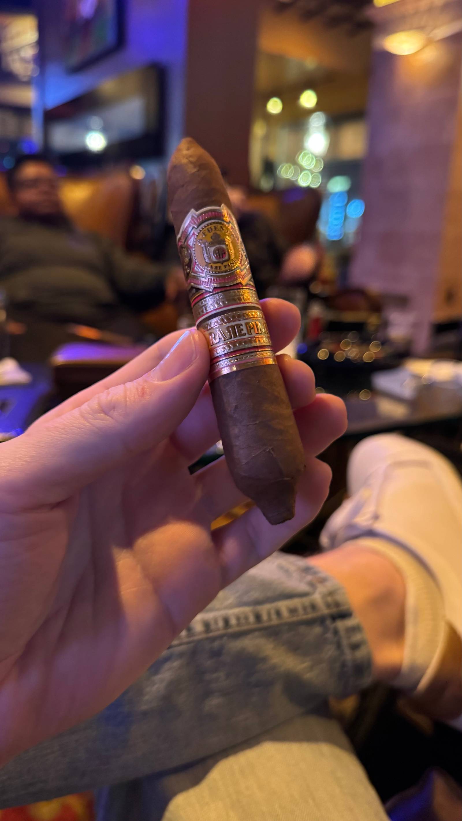 Photo 2 of 5 for Arturo Fuente Rare Pink Vintage 1960s Series Work of Art 4" * 49, reviewed on Dec 15, 2024 and given a rating of 7.7.