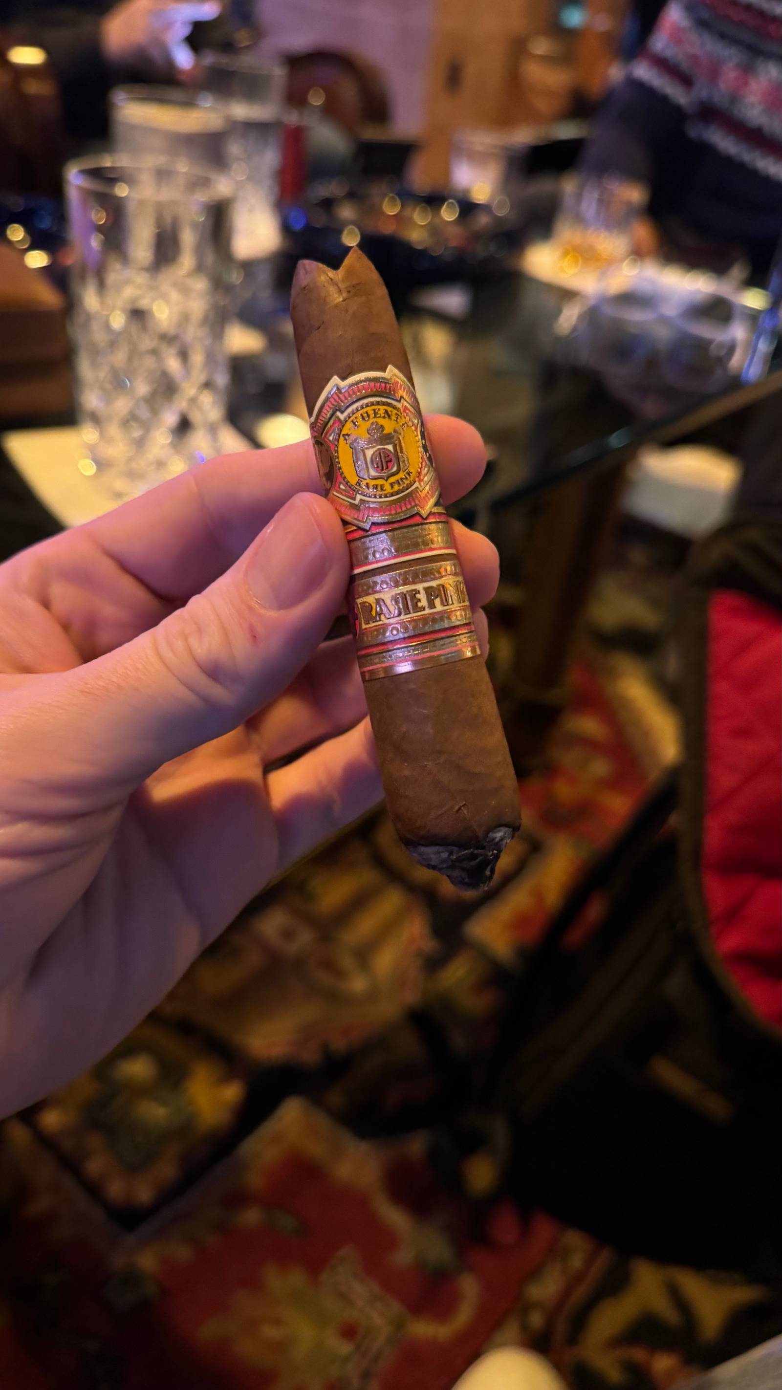 Photo 3 of 5 for Arturo Fuente Rare Pink Vintage 1960s Series Work of Art 4" * 49, reviewed on Dec 15, 2024 and given a rating of 7.7.