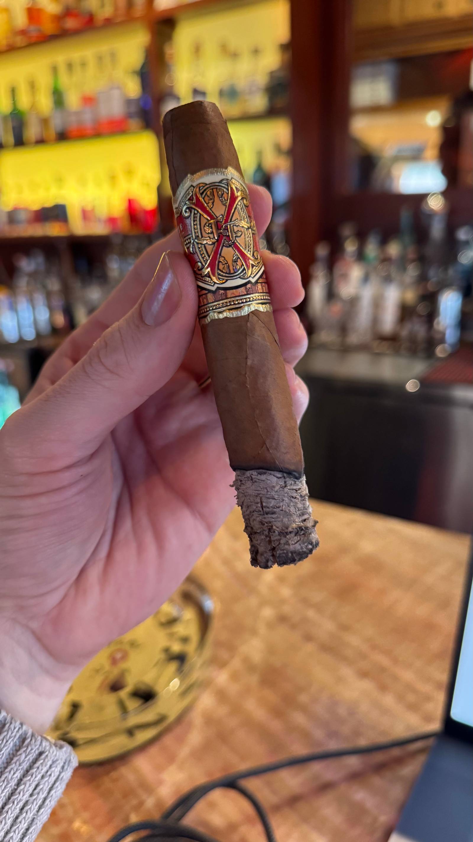 Photo 2 of 3 for Arturo Fuente Fuente Fuente OpusX Super Belicoso 5.5" * 52, reviewed on Feb 13, 2025 and given a rating of 7.7.