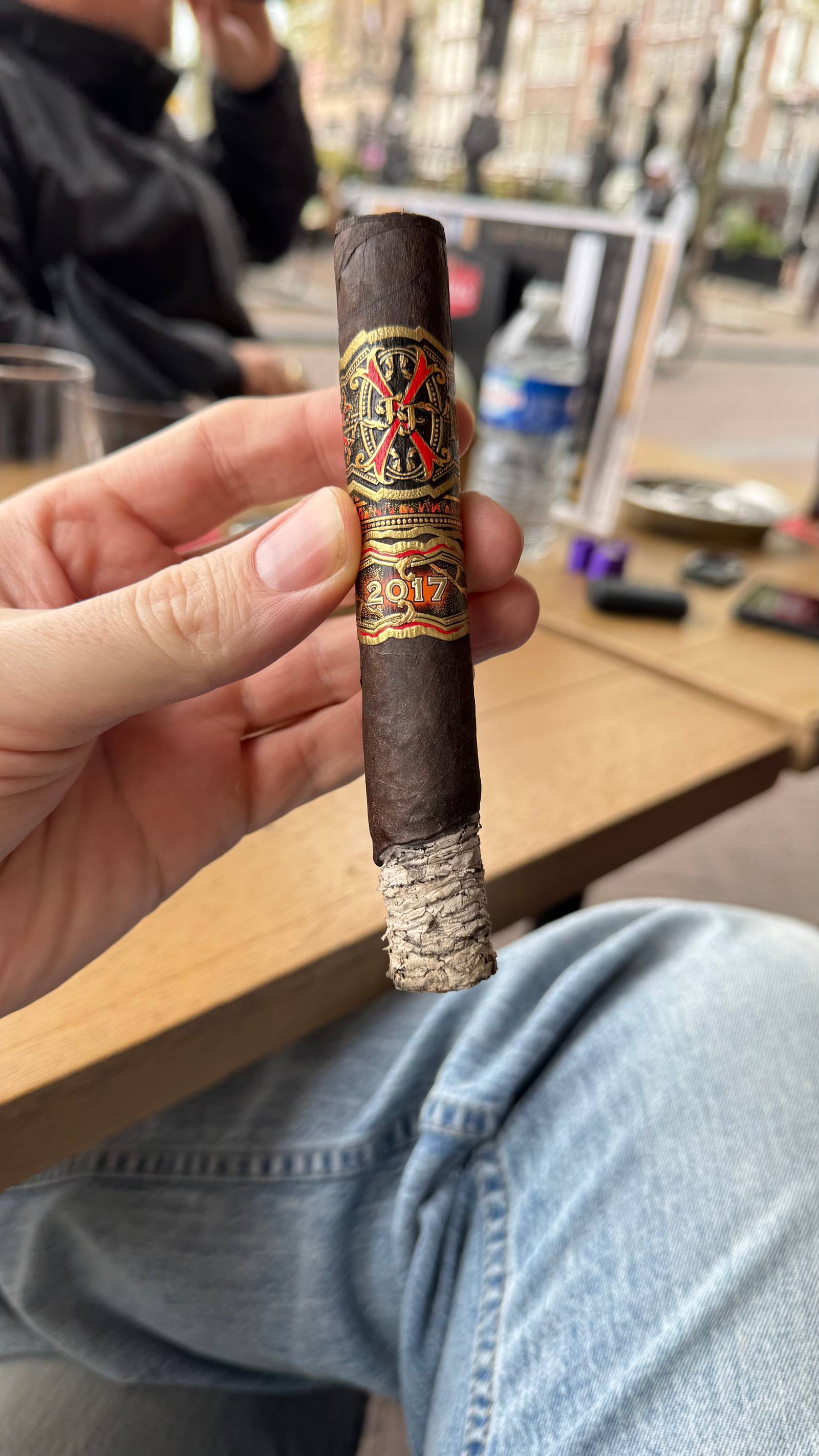 Photo 3 of 3 for Arturo Fuente Fuente Fuente OpusX Heaven and Earth Scorpio Double Robusto Maduro 5.75" * 56, reviewed on Apr 23, 2025 and given a rating of 7.9.