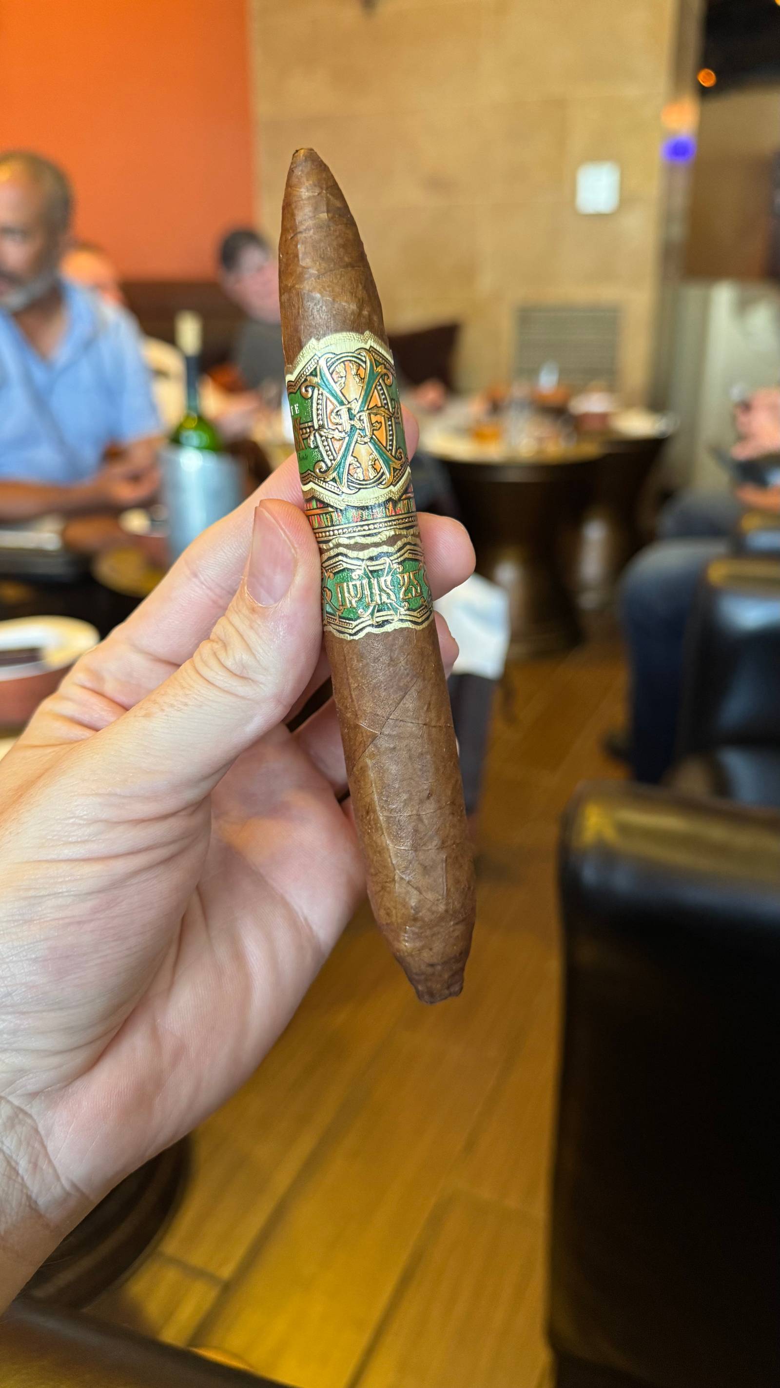 Photo 1 of 5 for Arturo Fuente Fuente Fuente Opus X 25th Anniversary Perfecto 6.25" * 52, reviewed on Jul 5, 2025 and given a rating of 7.9.