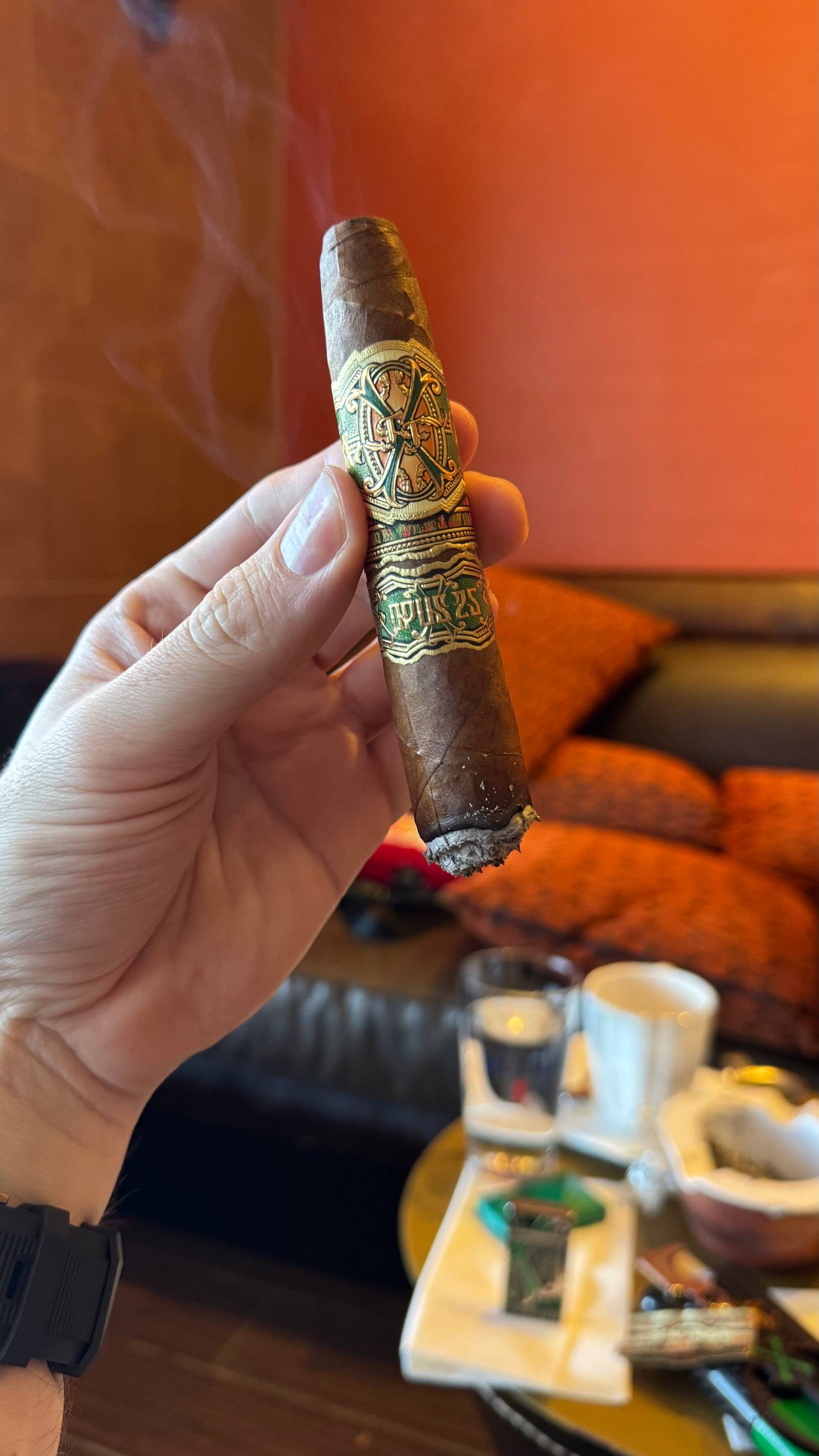 Photo 3 of 5 for Arturo Fuente Fuente Fuente Opus X 25th Anniversary Perfecto 6.25" * 52, reviewed on Jul 5, 2025 and given a rating of 7.9.