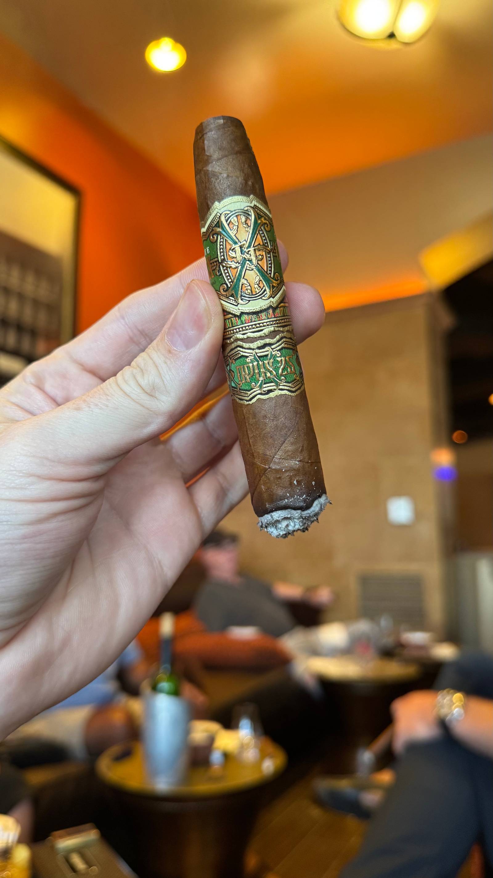 Photo 4 of 5 for Arturo Fuente Fuente Fuente Opus X 25th Anniversary Perfecto 6.25" * 52, reviewed on Jul 5, 2025 and given a rating of 7.9.