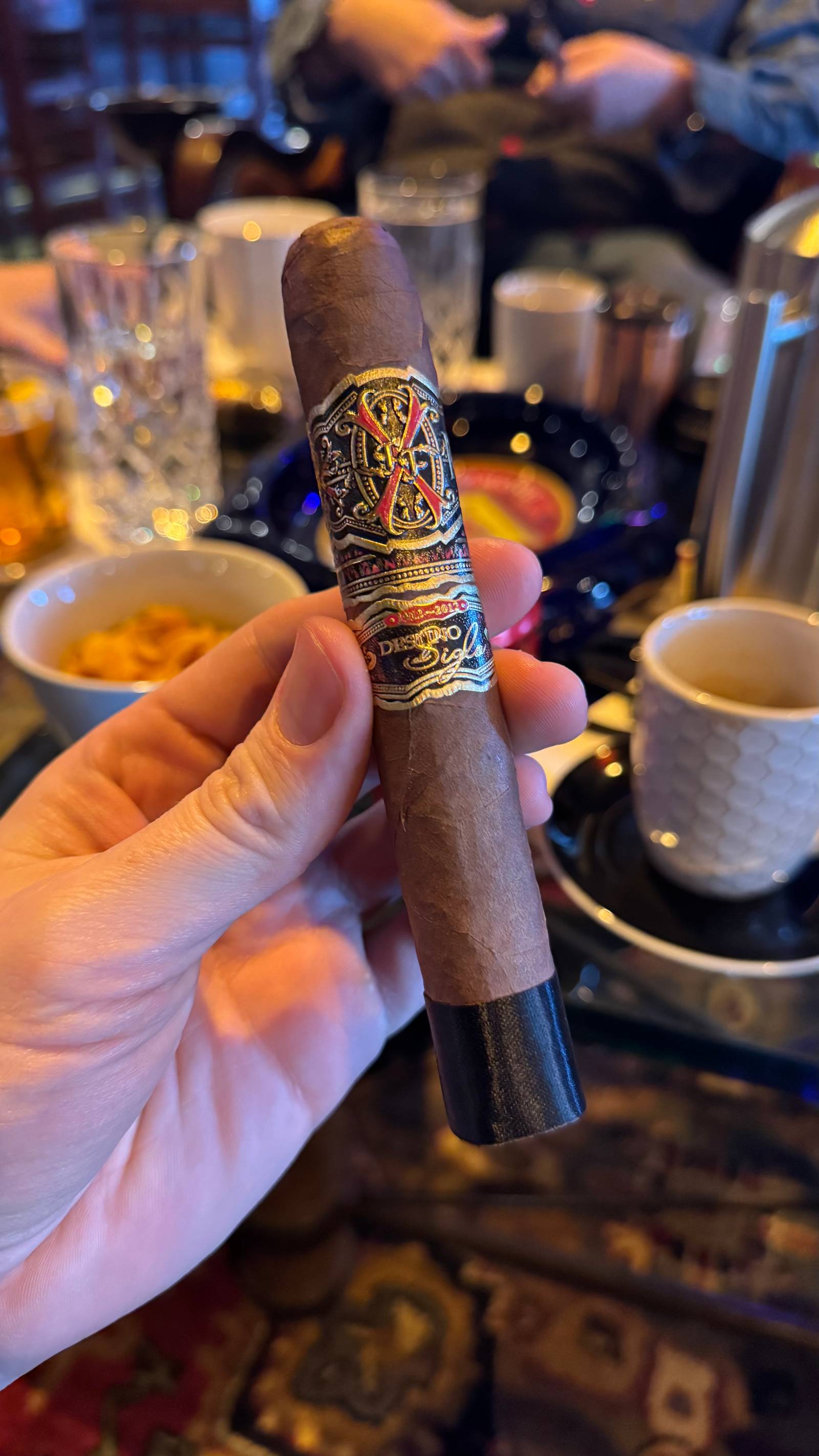 Photo 1 of 6 for Arturo Fuente Fuente Fuente OpusX Dubai Exclusivo Black #56 5.75" * 56, reviewed on Feb 7, 2025 and given a rating of 8.1.