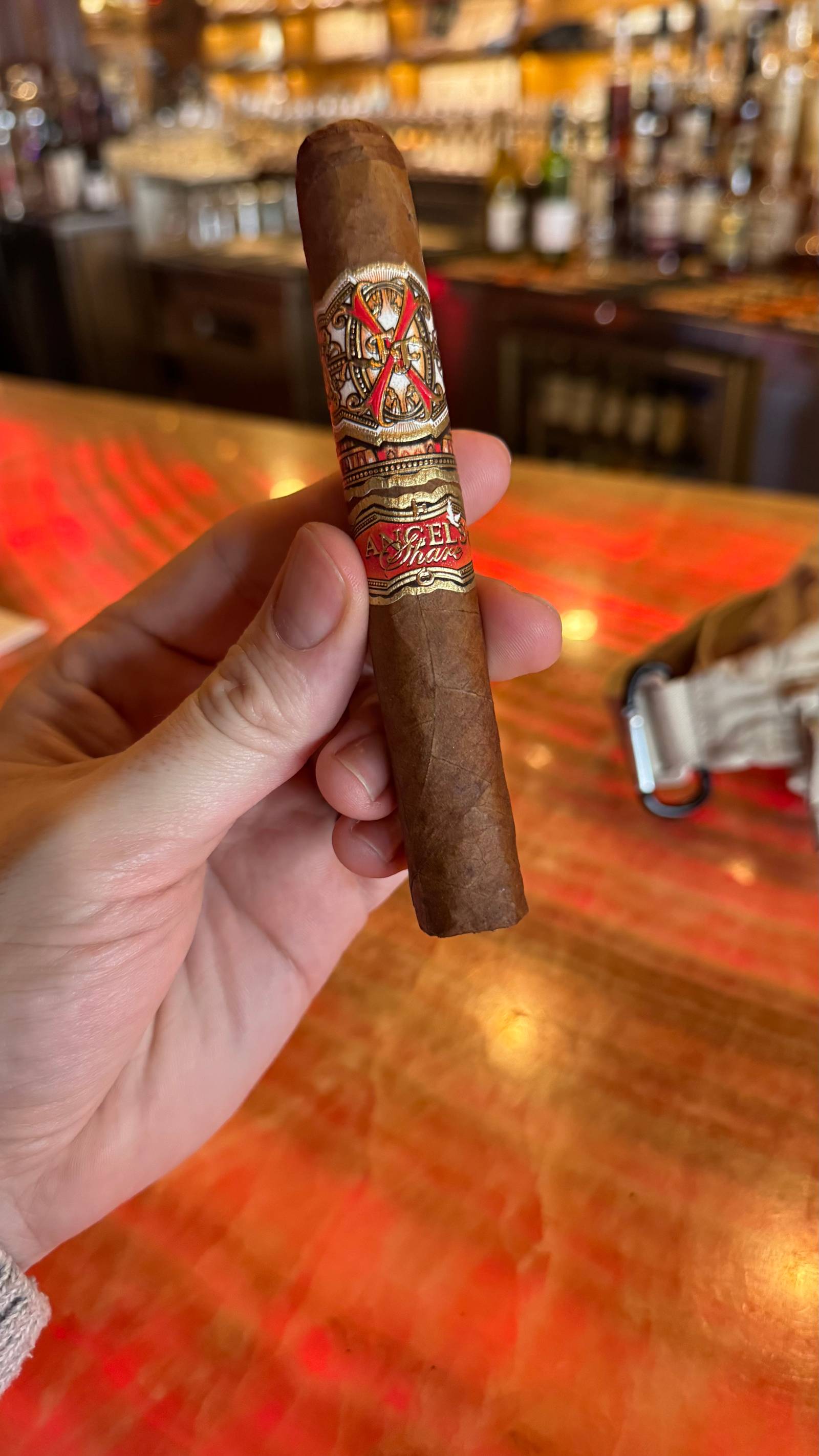 Photo 1 of 3 for Arturo Fuente Angel's Share Robusto 5.25" * 50, reviewed on Mar 29, 2025 and given a rating of 8.1.