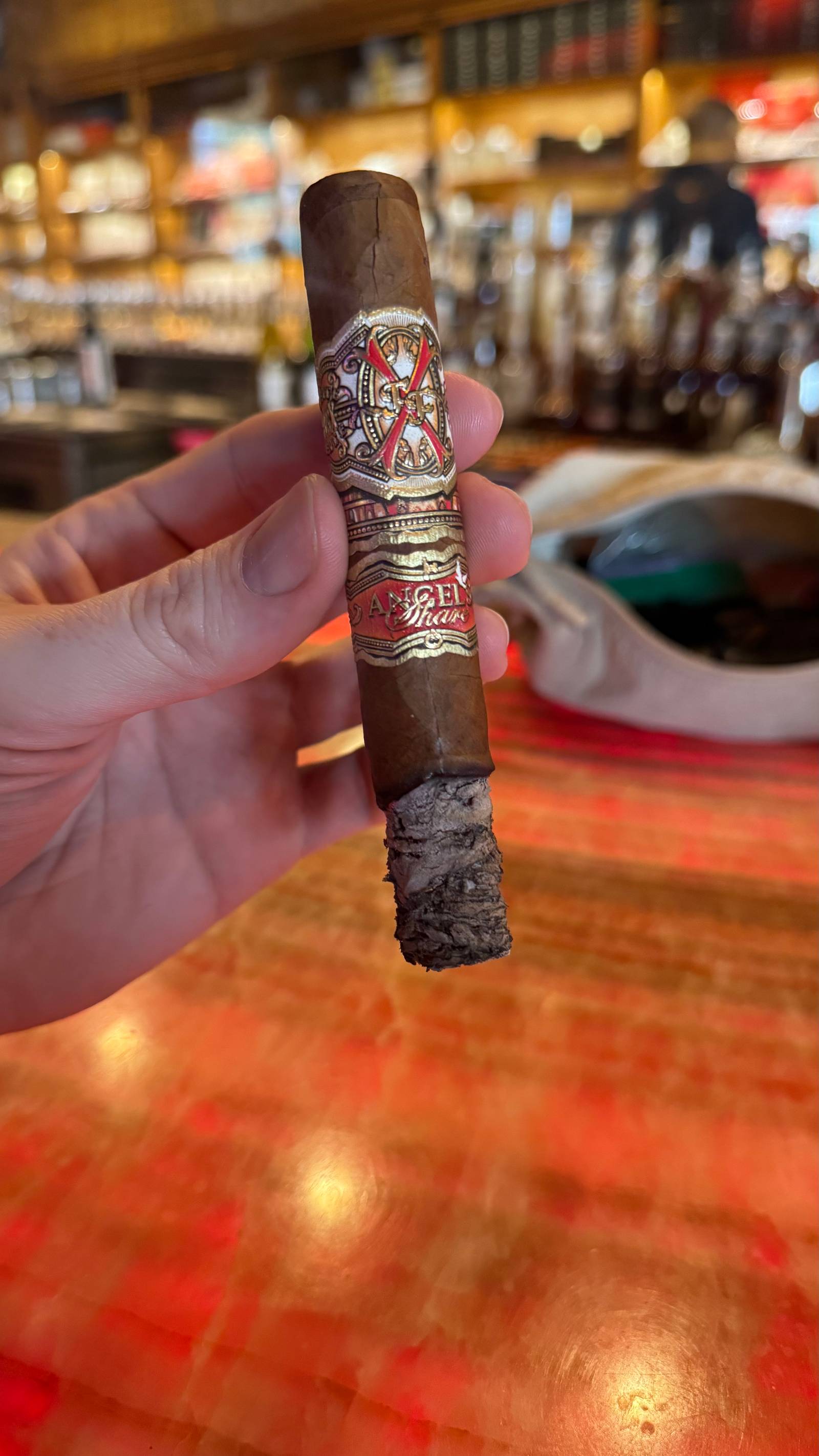 Photo 2 of 3 for Arturo Fuente Angel's Share Robusto 5.25" * 50, reviewed on Mar 29, 2025 and given a rating of 8.1.