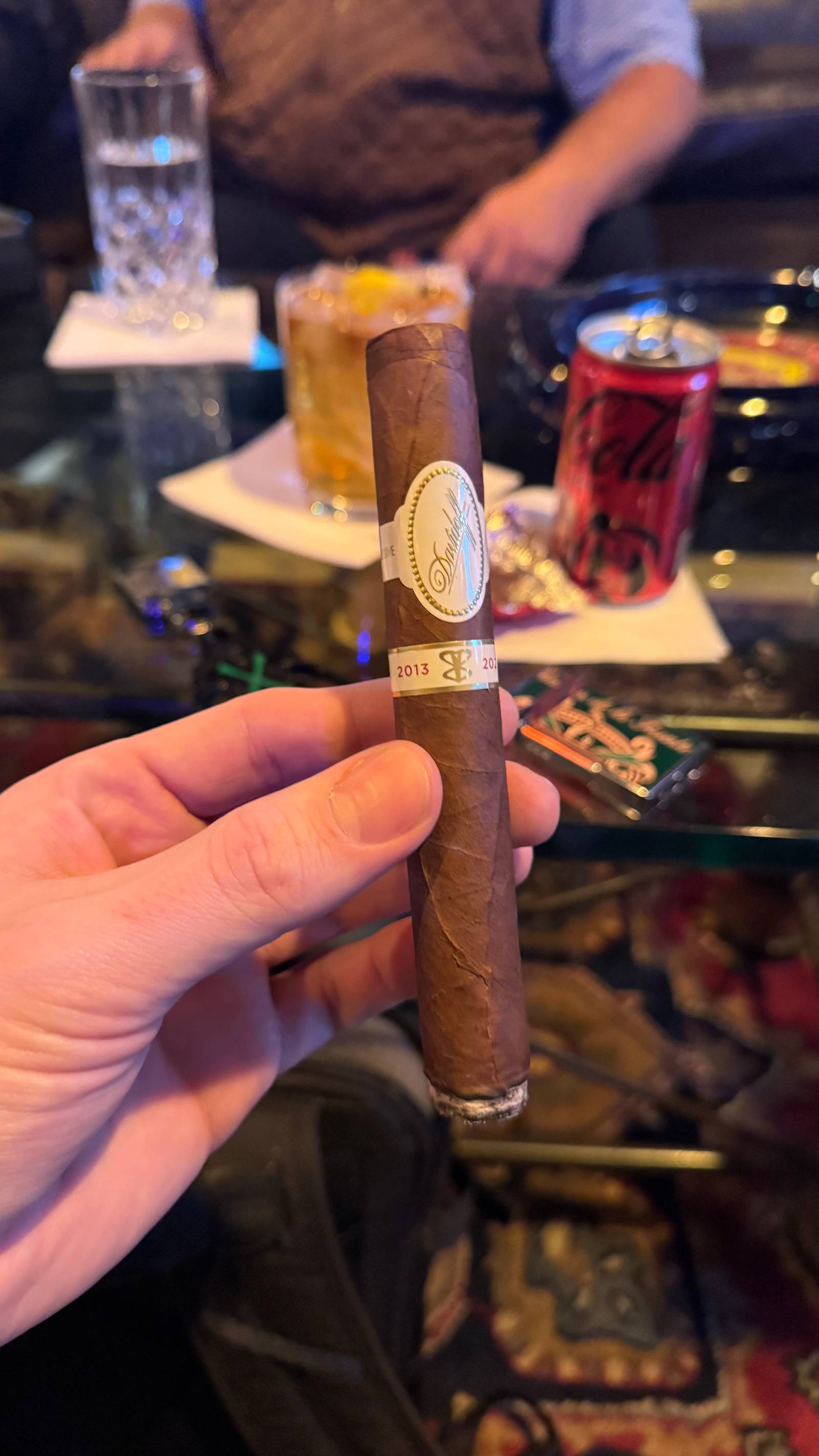 Photo 1 of 5 for Davidoff Blend Exclusive Edition 10 Year Anniversary Toro 6" * 50, reviewed on Dec 2, 2024 and given a rating of 8.2. Best word to describe this particular review is "Inviting".