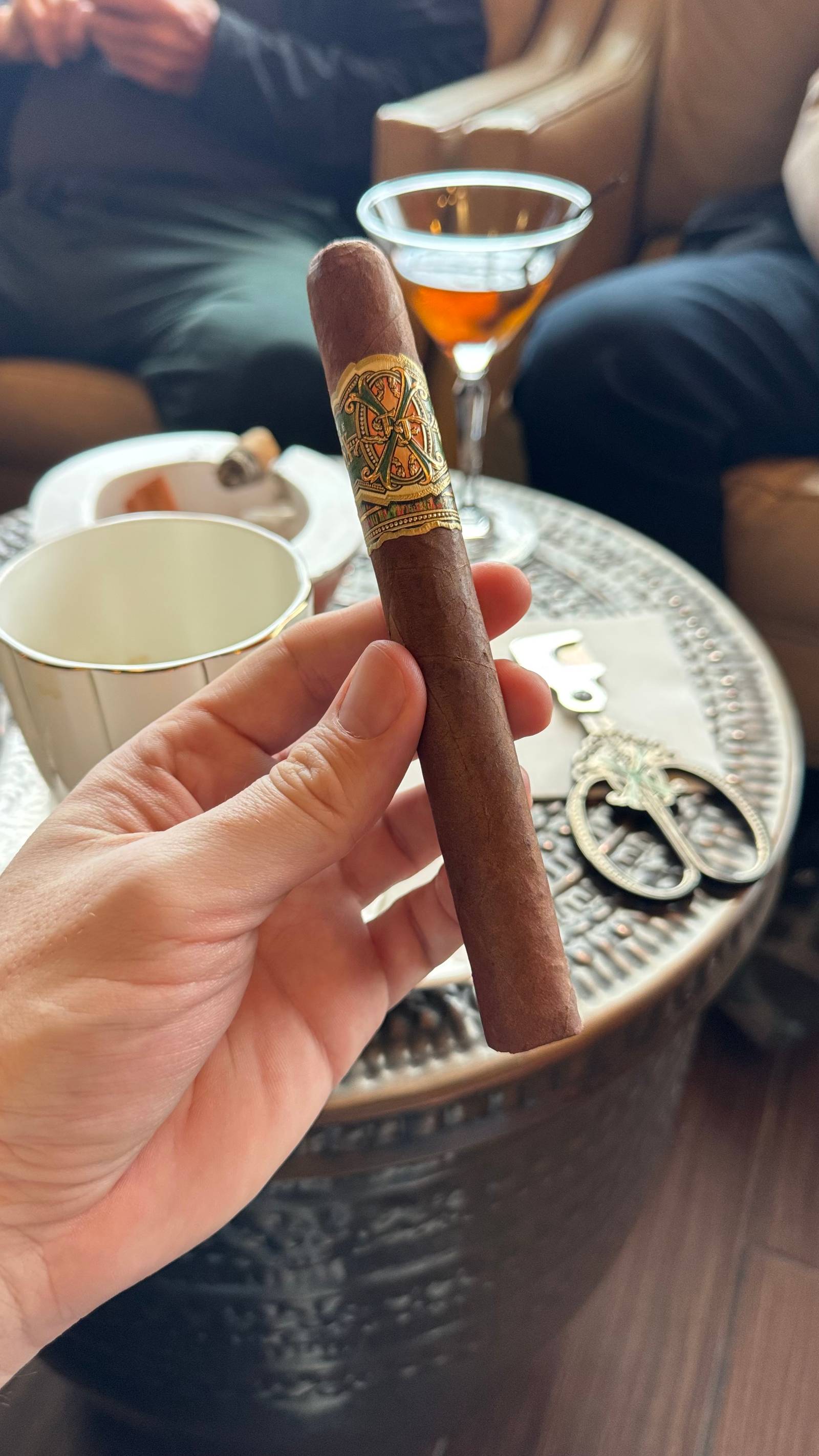Photo 1 of 15 for Arturo Fuente Fuente Fuente OpusX L.J. Peretti 150th Anniversary Toro 6" * 54, reviewed on Dec 28, 2024 and given a rating of 8.5. Best word to describe this particular review is "Plush".
