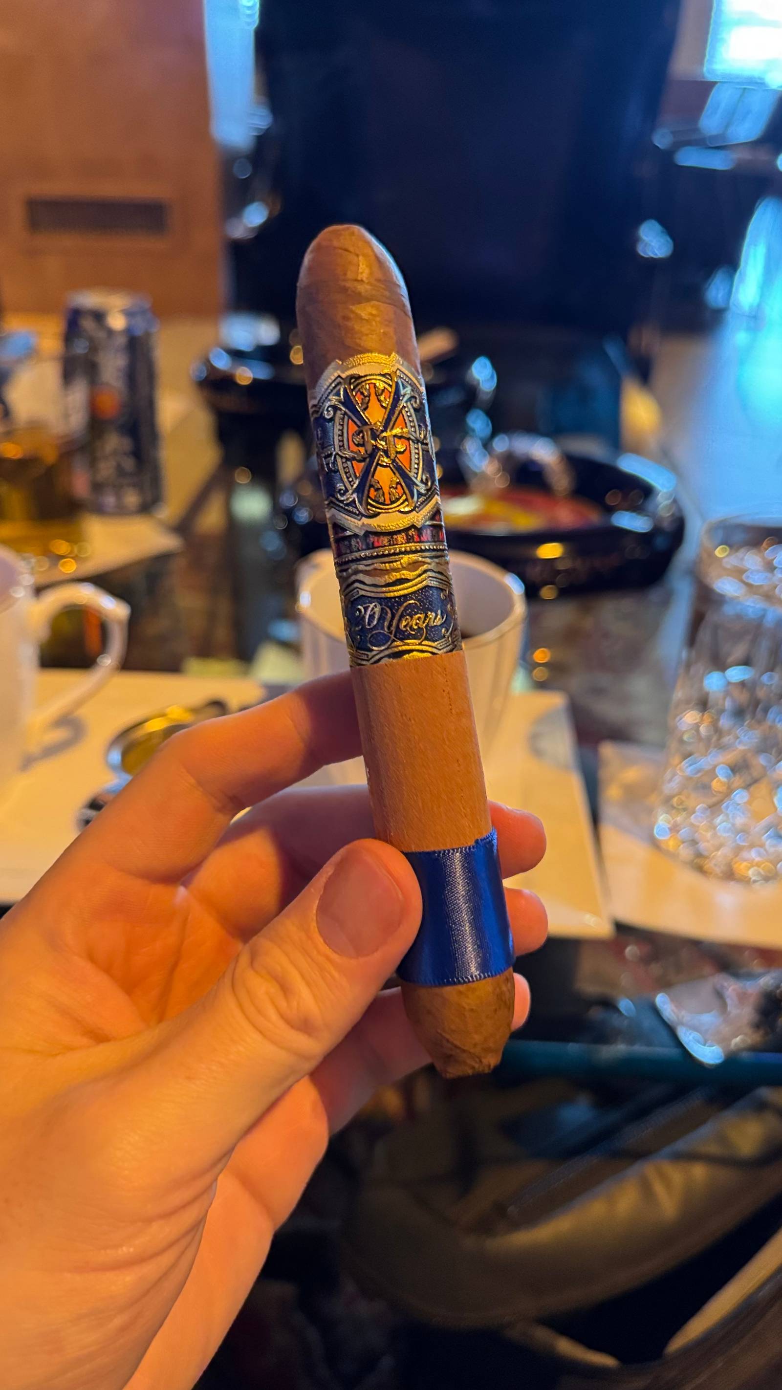 Photo 1 of 10 for Arturo Fuente Fuente Fuente OpusX 20th Anniversary God's Whisper Natural 6.5" * 56, reviewed on Jan 7, 2025 and given a rating of 8.
