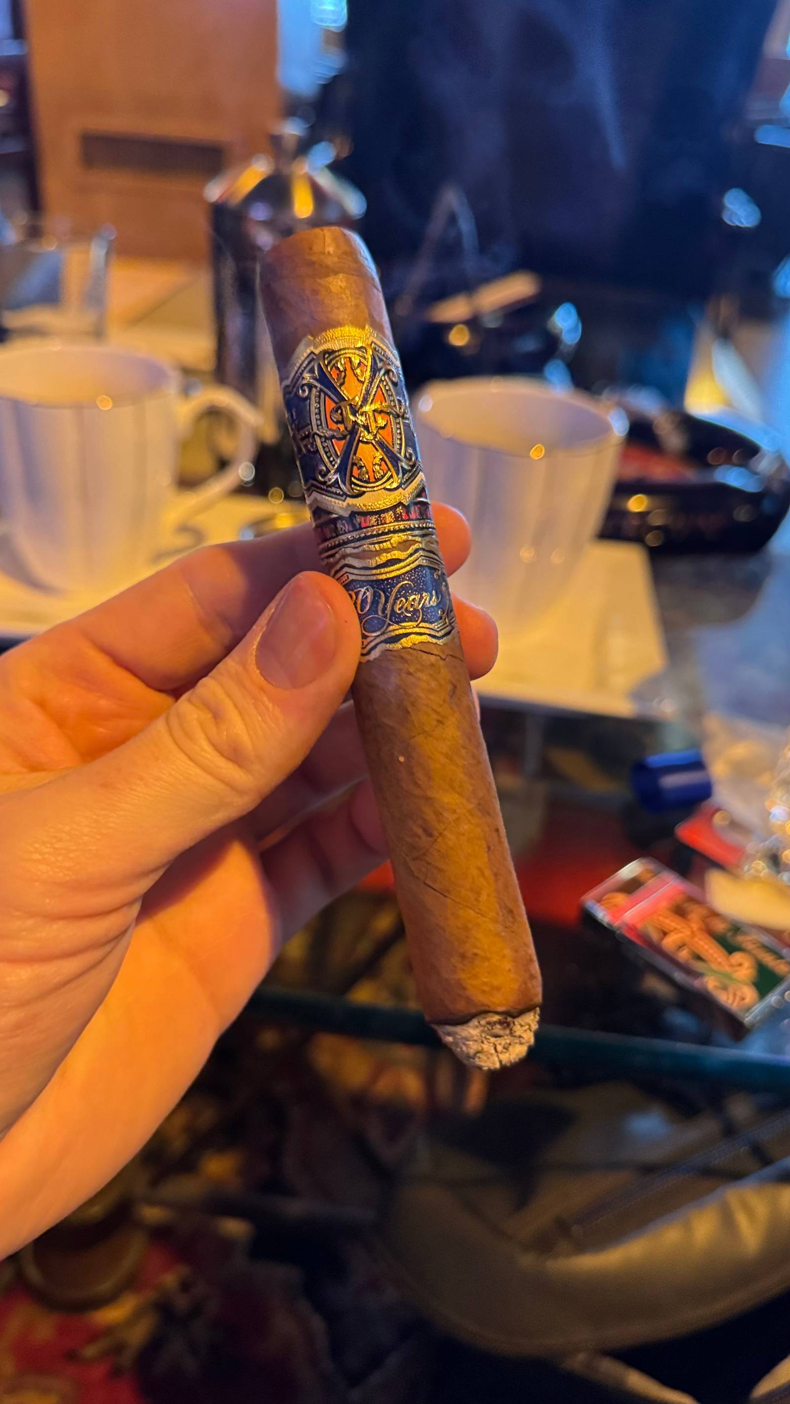 Photo 3 of 10 for Arturo Fuente Fuente Fuente OpusX 20th Anniversary God's Whisper Natural 6.5" * 56, reviewed on Jan 7, 2025 and given a rating of 8.